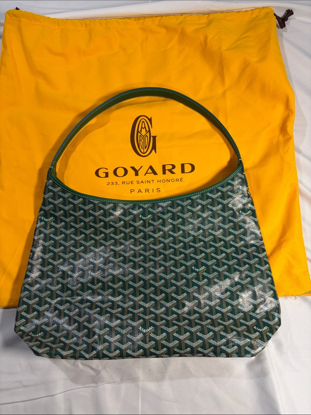 Goyard Green Hobo Boheme Bag